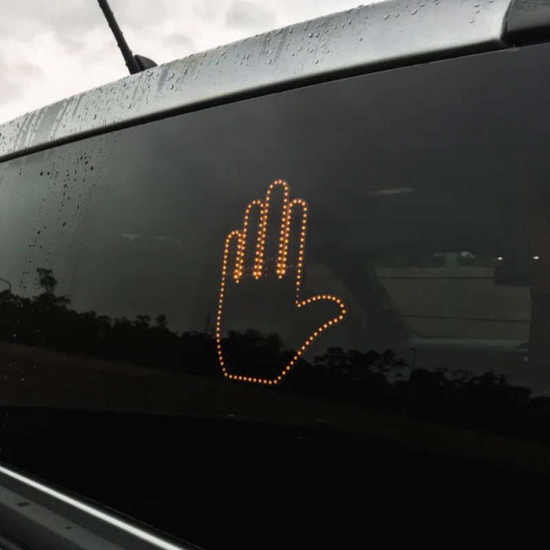 Funny New LED Illuminated Gesture Road Rage Finger Light