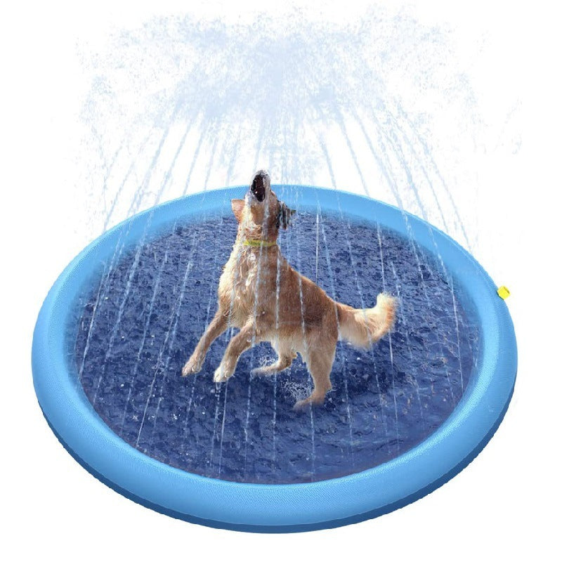 Non-Slip Kids Splash Fountain Play Mat