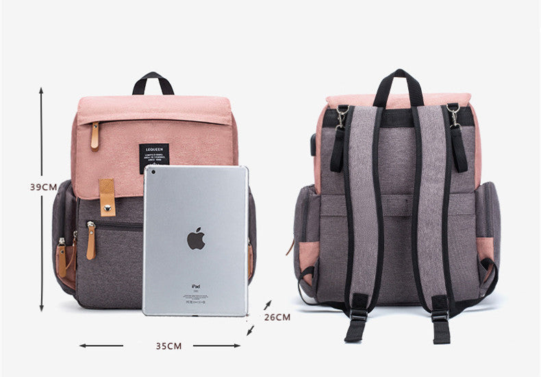 LEQUEEN Multifunctional Large Capacity Bag