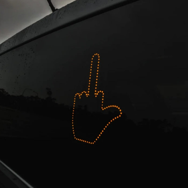Funny New LED Illuminated Gesture Road Rage Finger Light