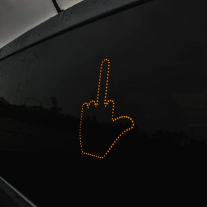Funny New LED Illuminated Gesture Road Rage Finger Light