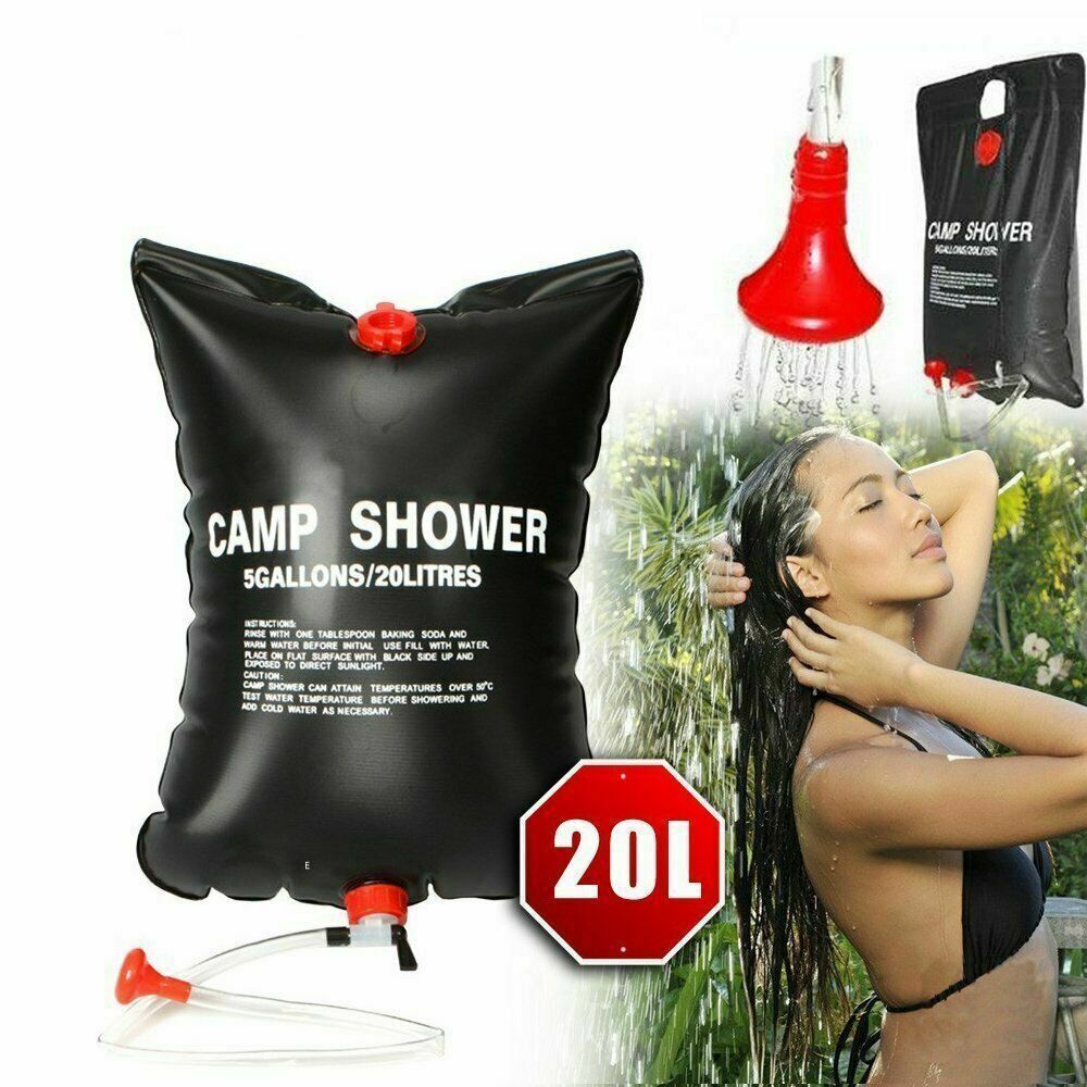 Outdoor Use 20L Portable Solar Sun Camping Shower