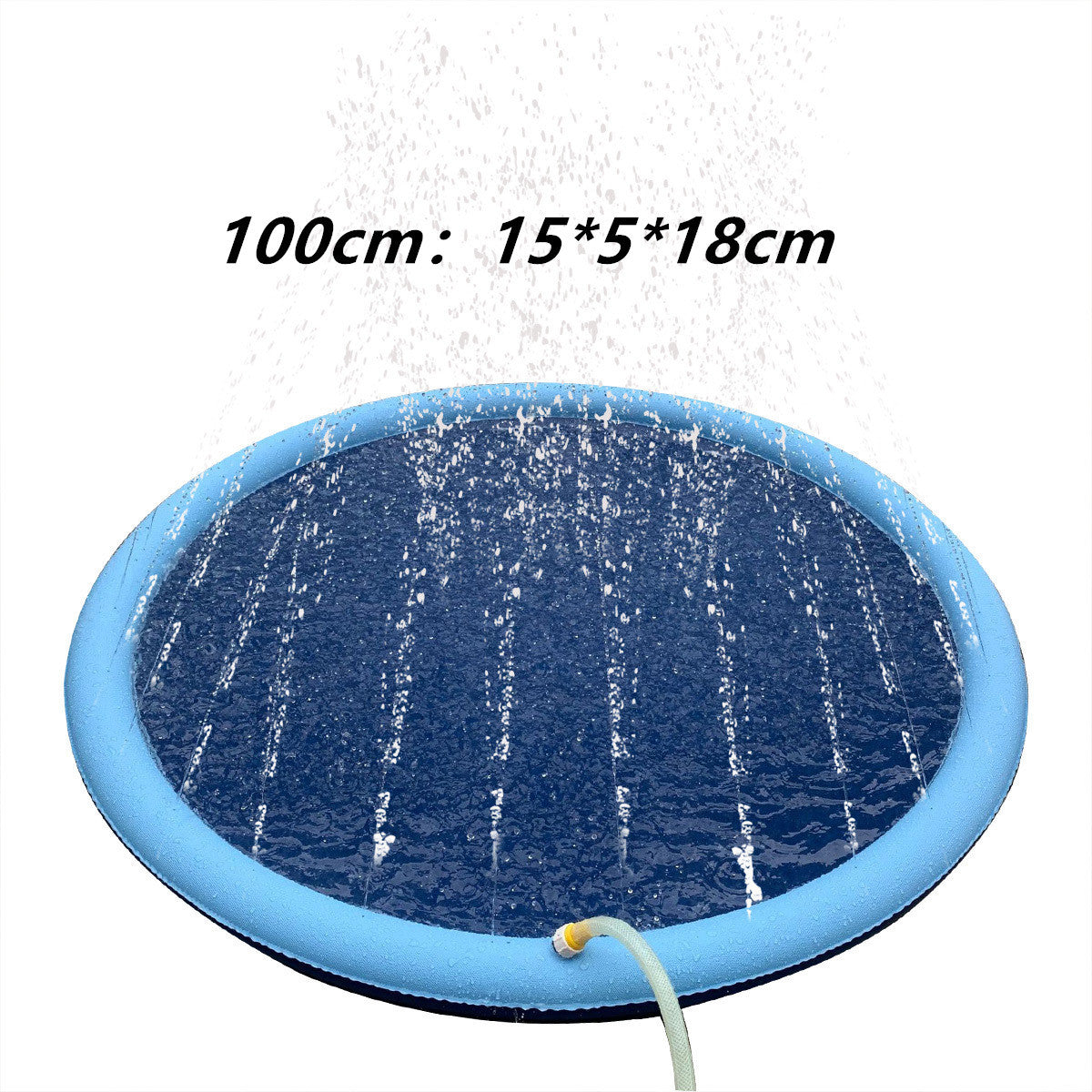 Non-Slip Kids Splash Fountain Play Mat