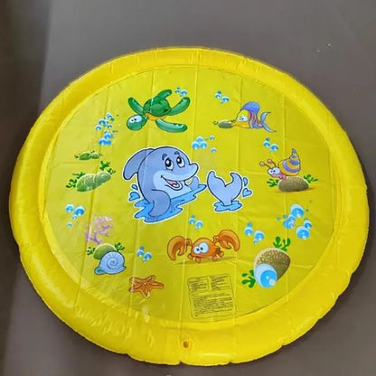Non-Slip Kids Splash Fountain Play Mat