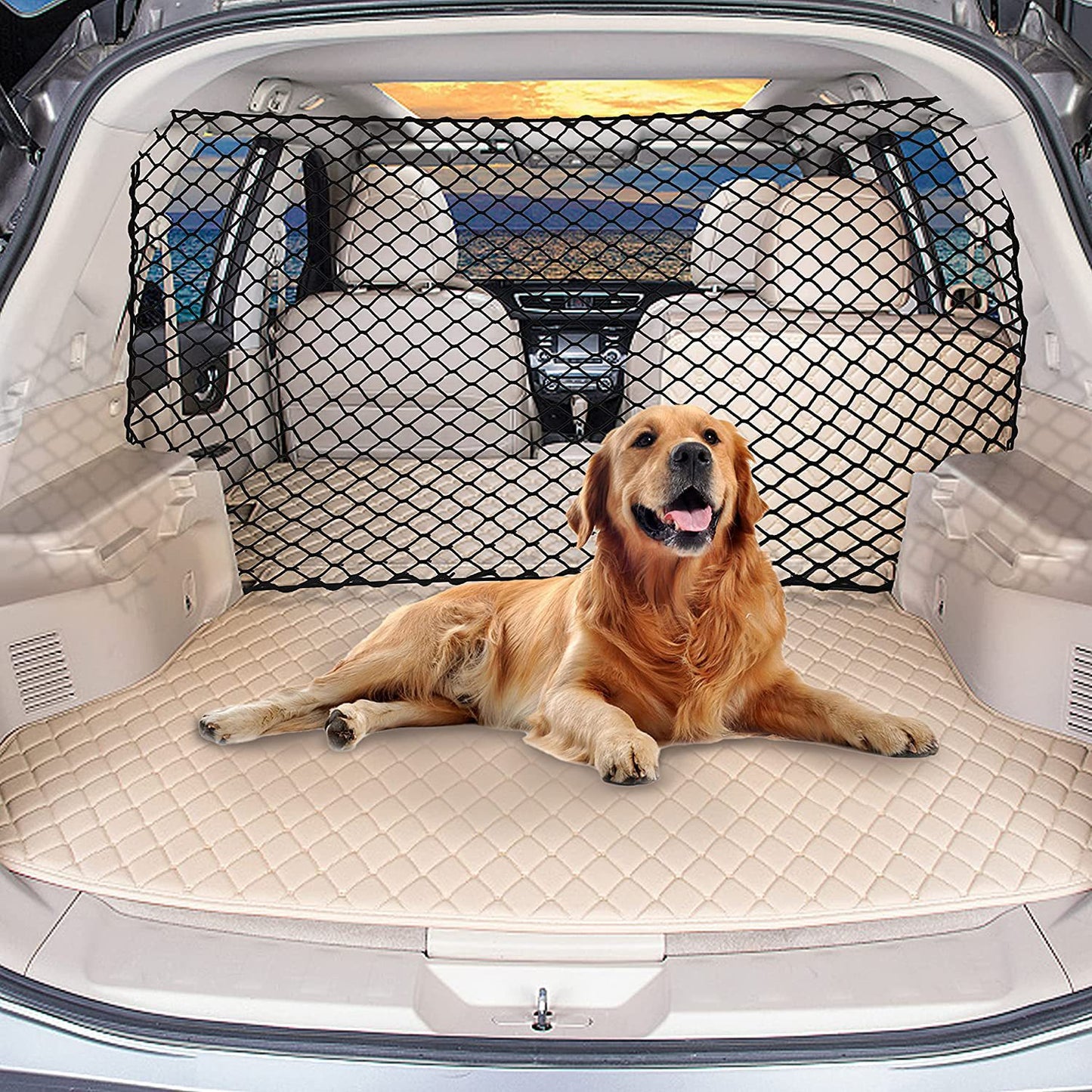 Dog Protective Isolation Blocking Hatchback Net