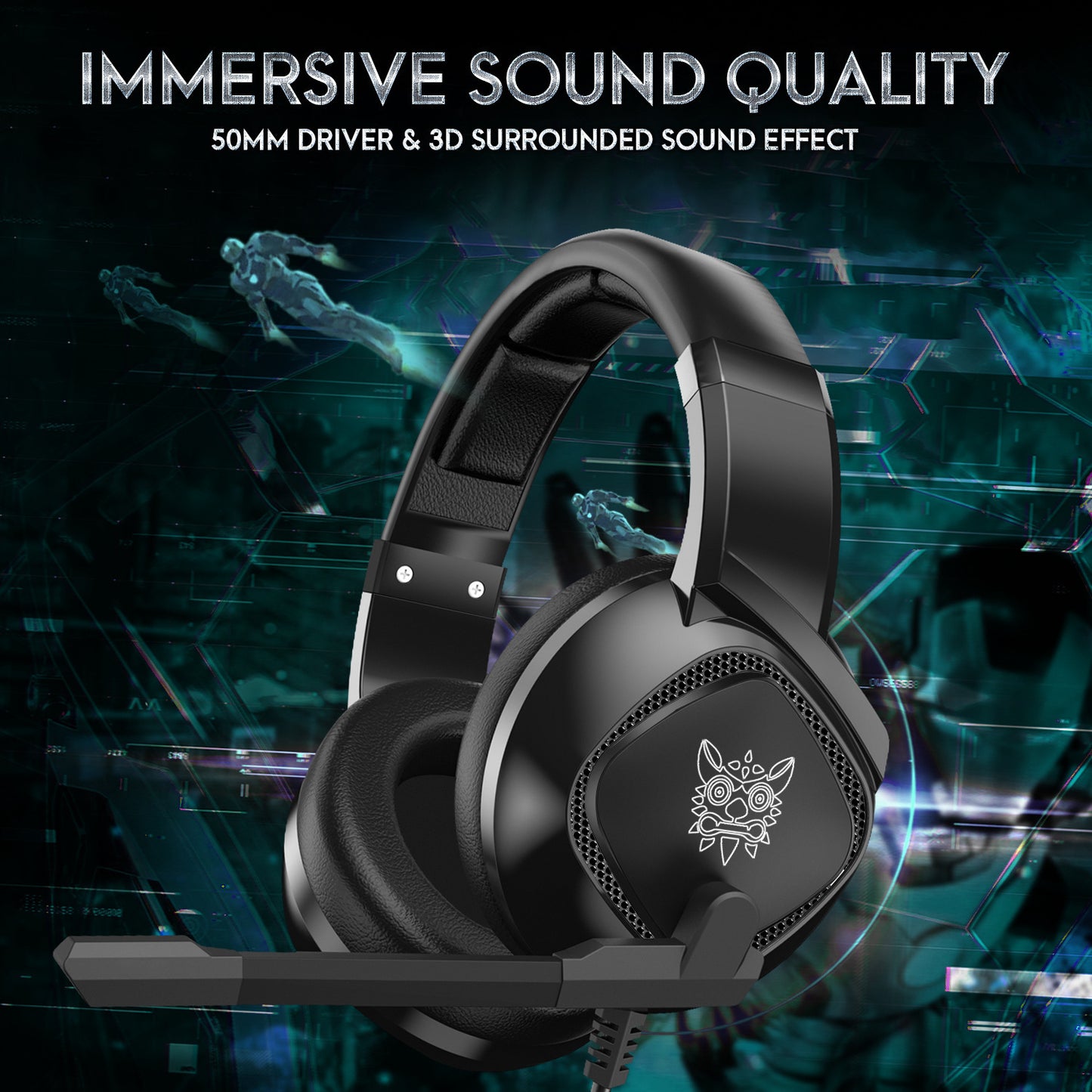 Gaming Headset For X-box One, PS4 Headphones With Noise Cancellation Microphone Volume Controll